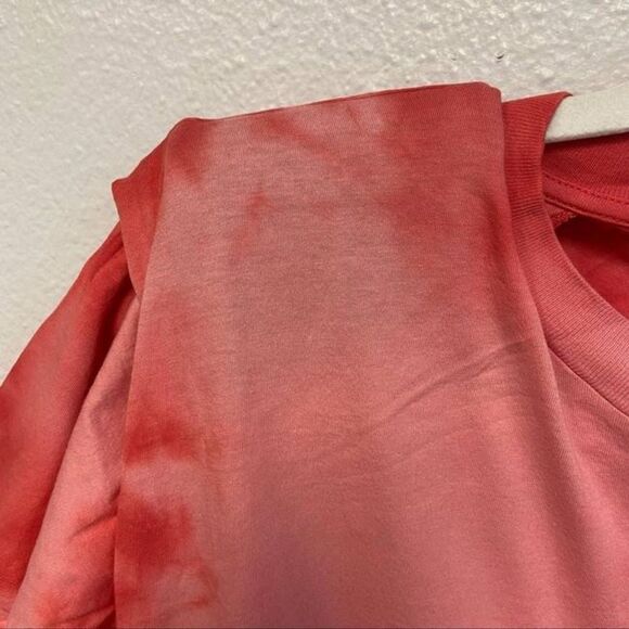 All Saints coni tie dye t-shirt red nwot - Picture 2 of 9